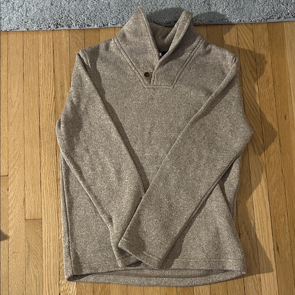 Old Navy Men's Tan Turtleneck Shirt - Picture 1 of 2